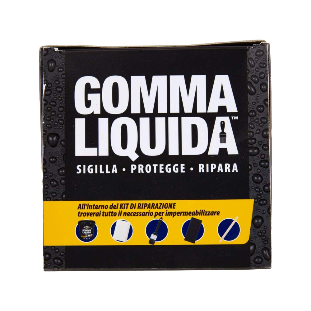 Kit di Riparazione Gomma Liquida BOSTIK - Gomma, Banda, Spugnetta e Spatola